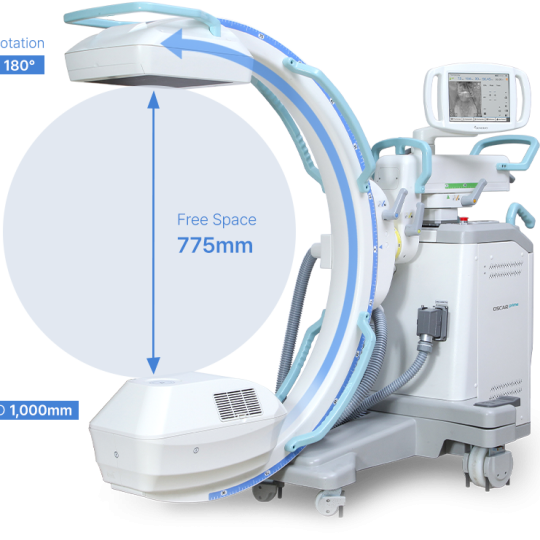  HỆ THỐNG C-ARM PHẪU THUẬT DI ĐỘNG OSCAR PRIME